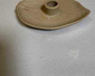 Stoneware candle holder