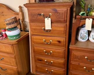 Lingerie chest that has several matching pieces