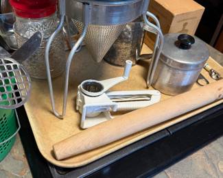 Vintage kitchen items