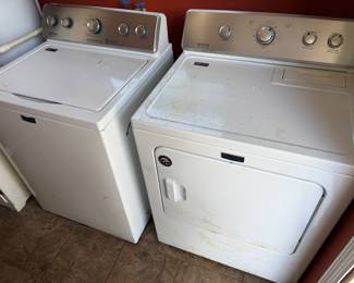 Maytag washer and dryer