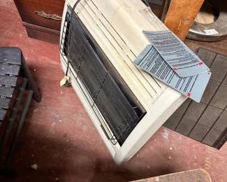 Electric heater still has tags