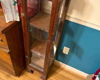 Antique curio cabinet