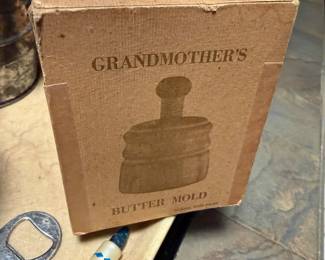 Vintage butter mold new in box