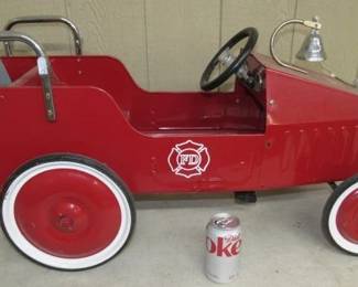 Fire Engine Pedal Car