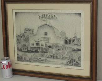 Milan, TN Sketch - Artist Signed & Numbered