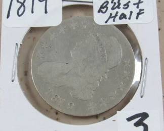 1819 Capped Bust Half Dollar