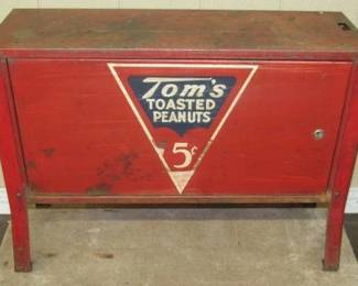 1930's Tom's Peanuts Vending Machine Base