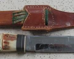 Solingen Germany Hunting Knife w/Stag Handle
