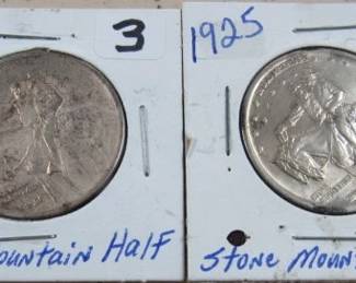 1925 Stone Mountain Half Dollars