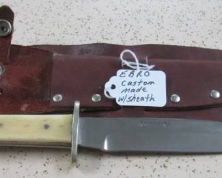 EBRO Custom Made Knife w/Sheath