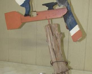 1942 Folk Art Yard Decor