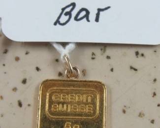 5 Grams Fine Gold Bar