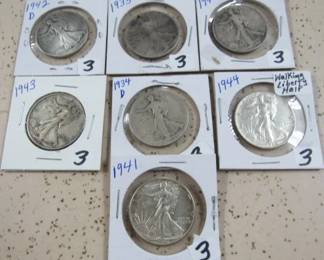 Walking Liberty Half Dollars