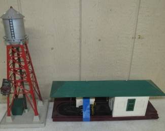 Lionel Train Freight Station & Water Tower