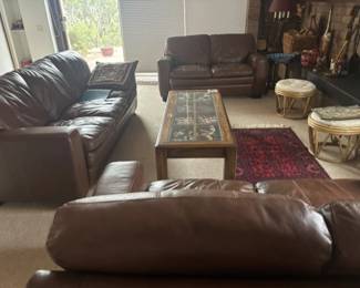 Sofa and 2 Loveseat - great condition