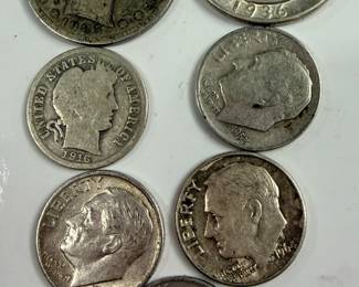 One dollar in constitutional silver
