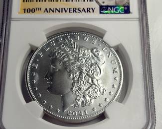 2021 Carson City 100th anniversary Morgan Silver Dollar