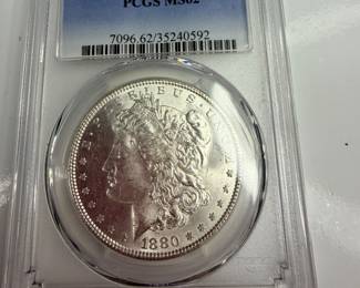 1880 Philadelphia Morgan Silver dollar