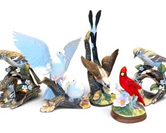 Homco Bird Porcelain Figures
