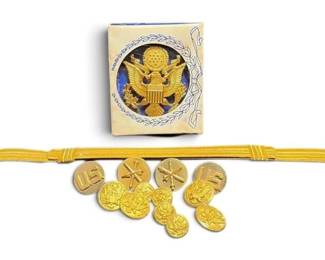 Assorted Militia Buttons, Ornament And Decor