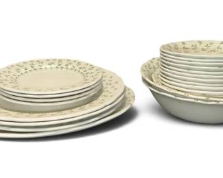 JG Meakin Floral Plates Bowls Set