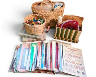 Mystery Embroidery Patterns, Floss, Hoops, More