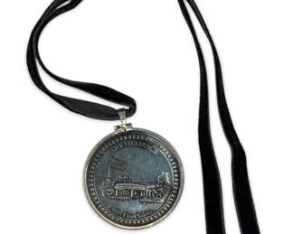 999 Fine Silver Home Interior Gifts 25th Anniversary Medallion