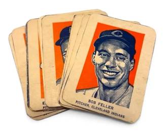 1950s Wheaties Baseball Trading Cards Cleveland, Detroit, New York More