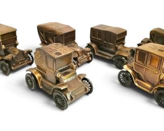 Vintage First National Bank Antique Car Banks