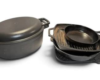 Cast Iron Pans, Dutch Oven, More
