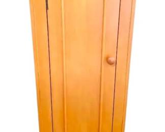 Tall Narrow Wood Storage Cabinet