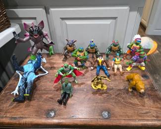 Vintage toy action figures