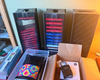 sizzle spinning die storage tower and cartridges