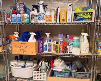 cleaning and laundry supplies