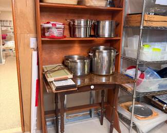 shelves and pots