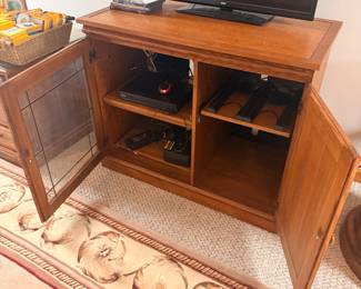 traditional wooden tv stand/cabinet