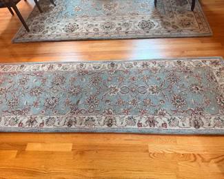 area rug and matching runner