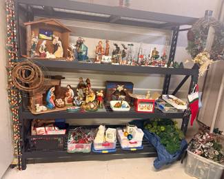 Christmas decor (mangers, nativity)