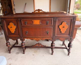 Antique Jacobean Revival Sideboard / Buffet