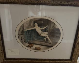Louis Icart “Arriving” 
