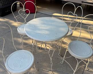 Coors Parlor Chairs and Table 