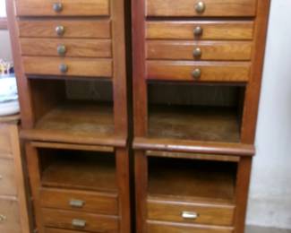 2 BASSETT CABINETS