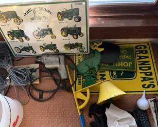 John Deere collectibles.