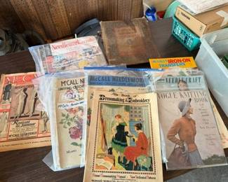Antique women's magazines. Ephemera.