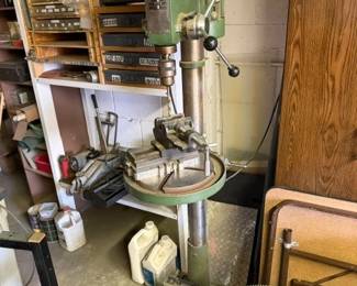Central Machine drill press.