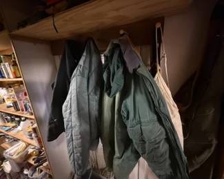 Vintage jackets. Military. Feed / farm.