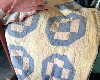 Antique quilts.