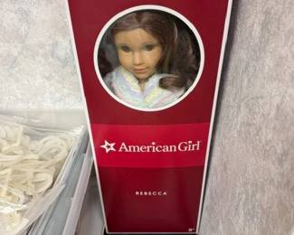 American Girl doll in the box.