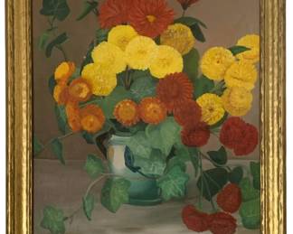 601 - Signed Oil on Board - 20 x 16.5