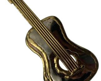 641 - Handmade Guitar Broach - 5 x 2